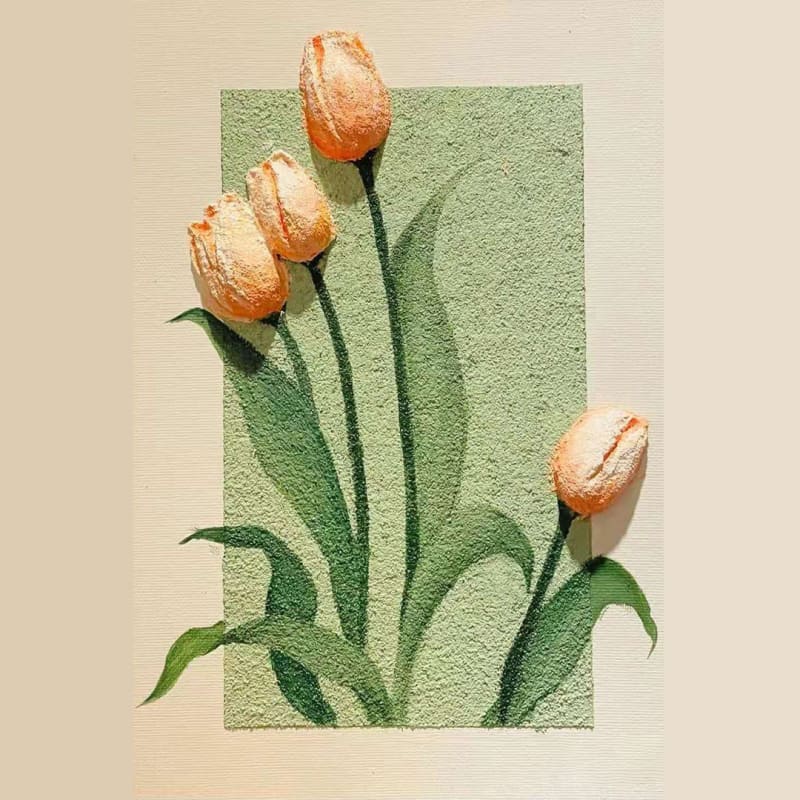 3D DIY Tulip Pearl Painting Decoration