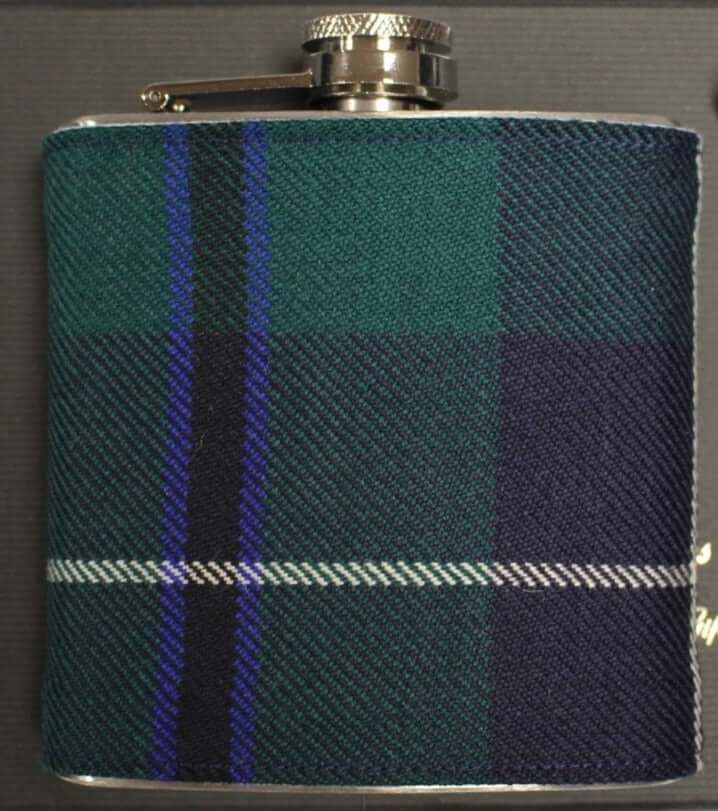 6oz Tartan Hip Flask - Made in tartan of your choice