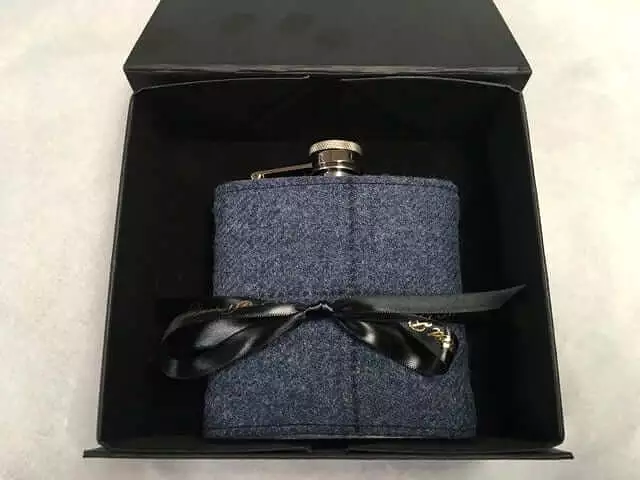 6oz Tartan Hip Flask - Made in tartan of your choice