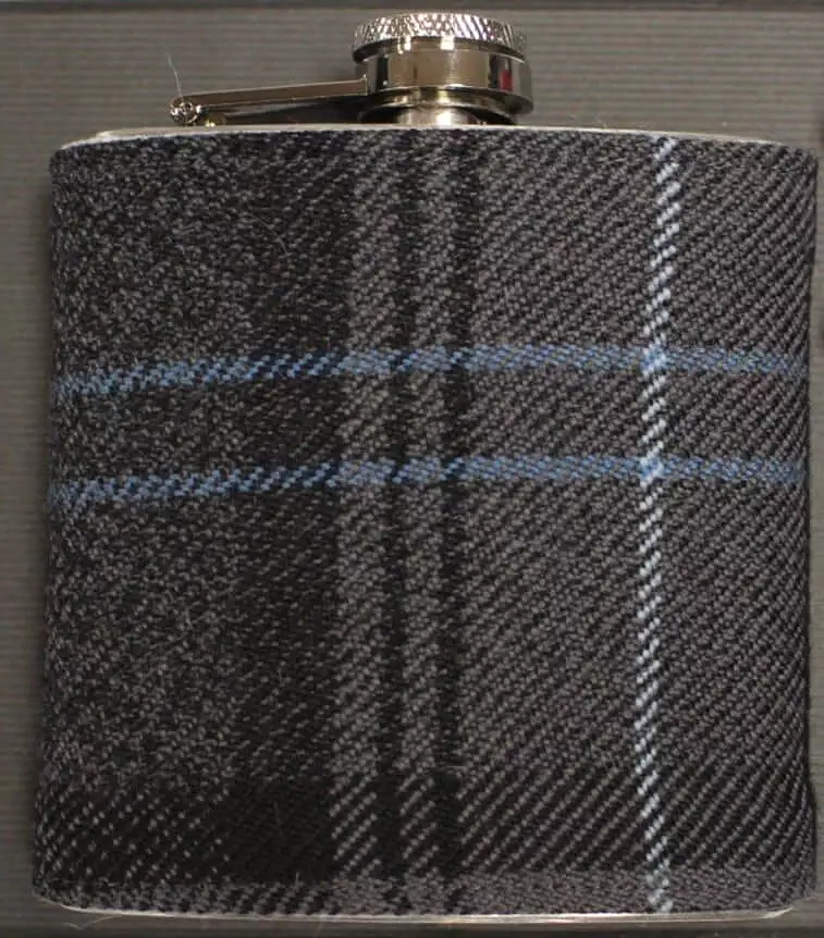 6oz Tartan Hip Flask - Made in tartan of your choice