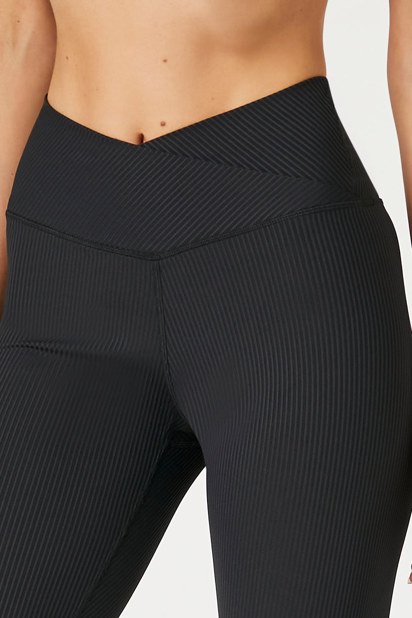 Active Ribbed Surplice Leggings