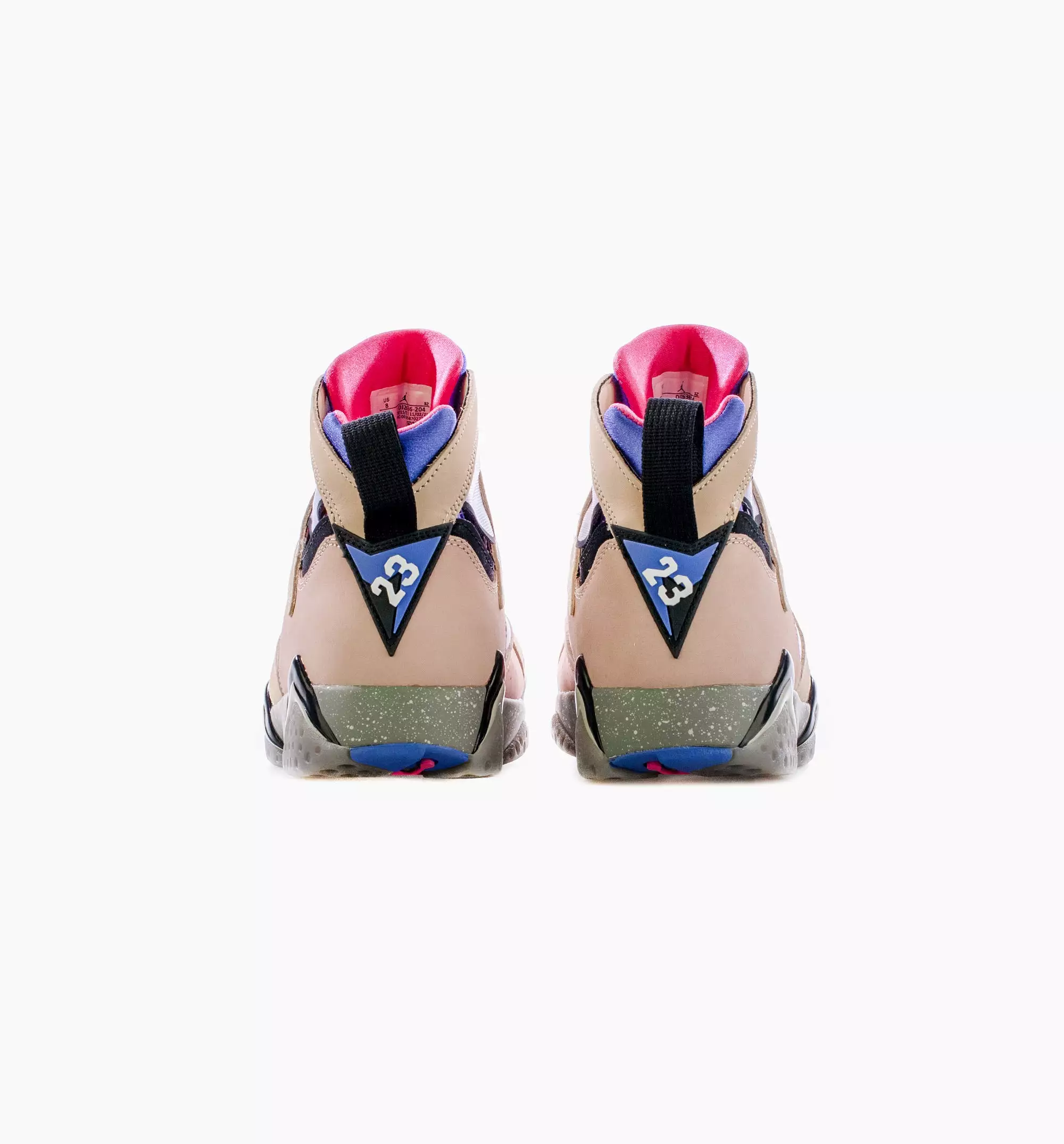 Air Jordan 7 Sapphire Mens Lifestyle Shoe - Beige/Black Free Shipping