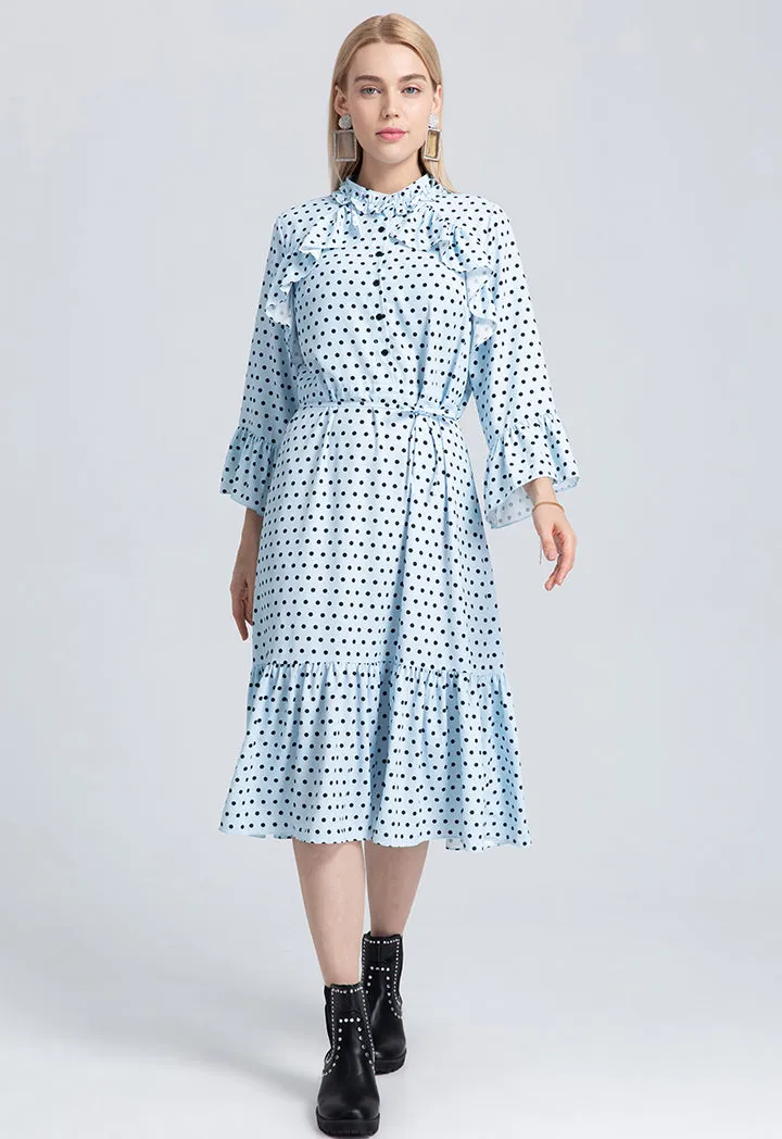 Allover Polka Dots Dress