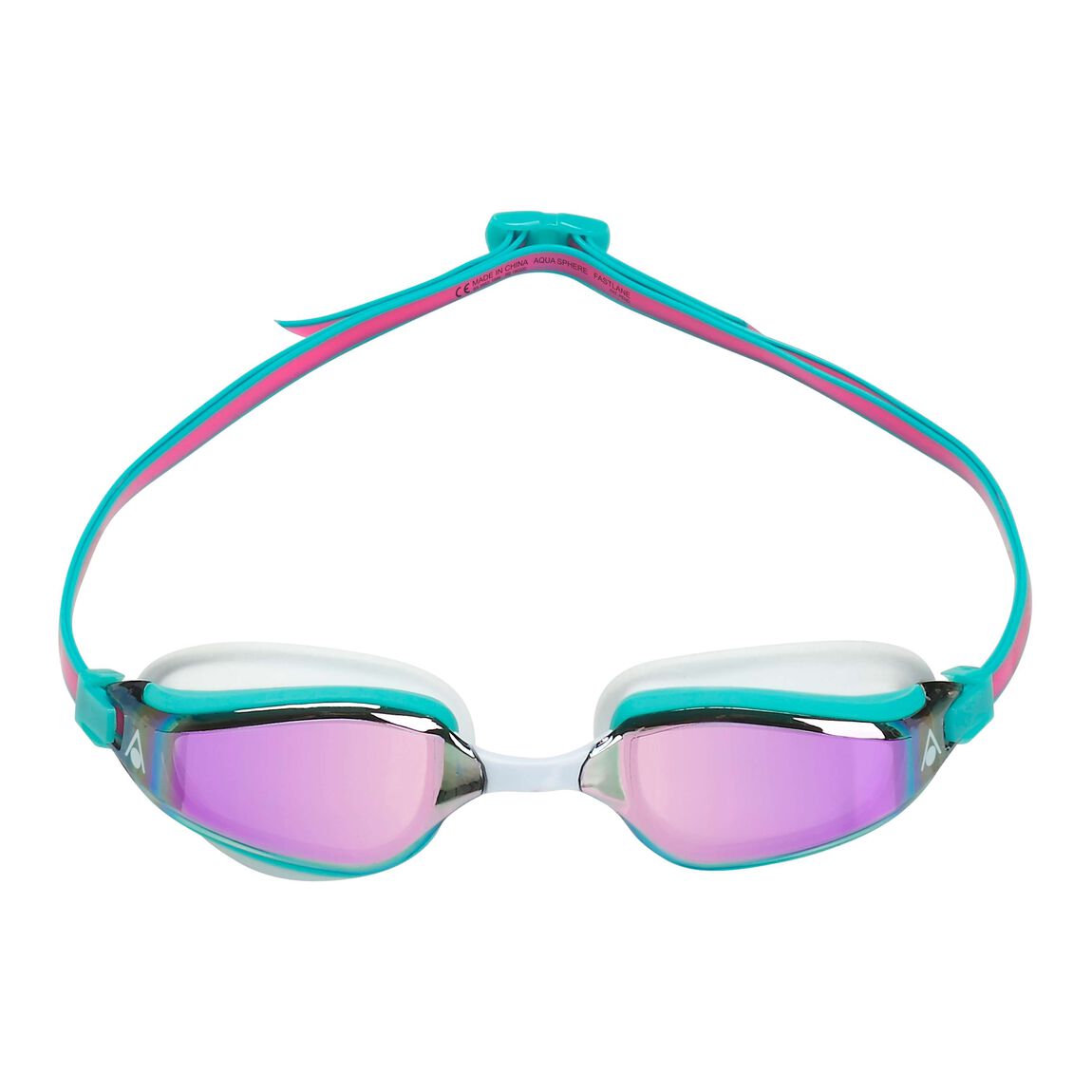 Aqua Sphere Fastlane - Pink Turquoise:Pink Titanium Mirrored