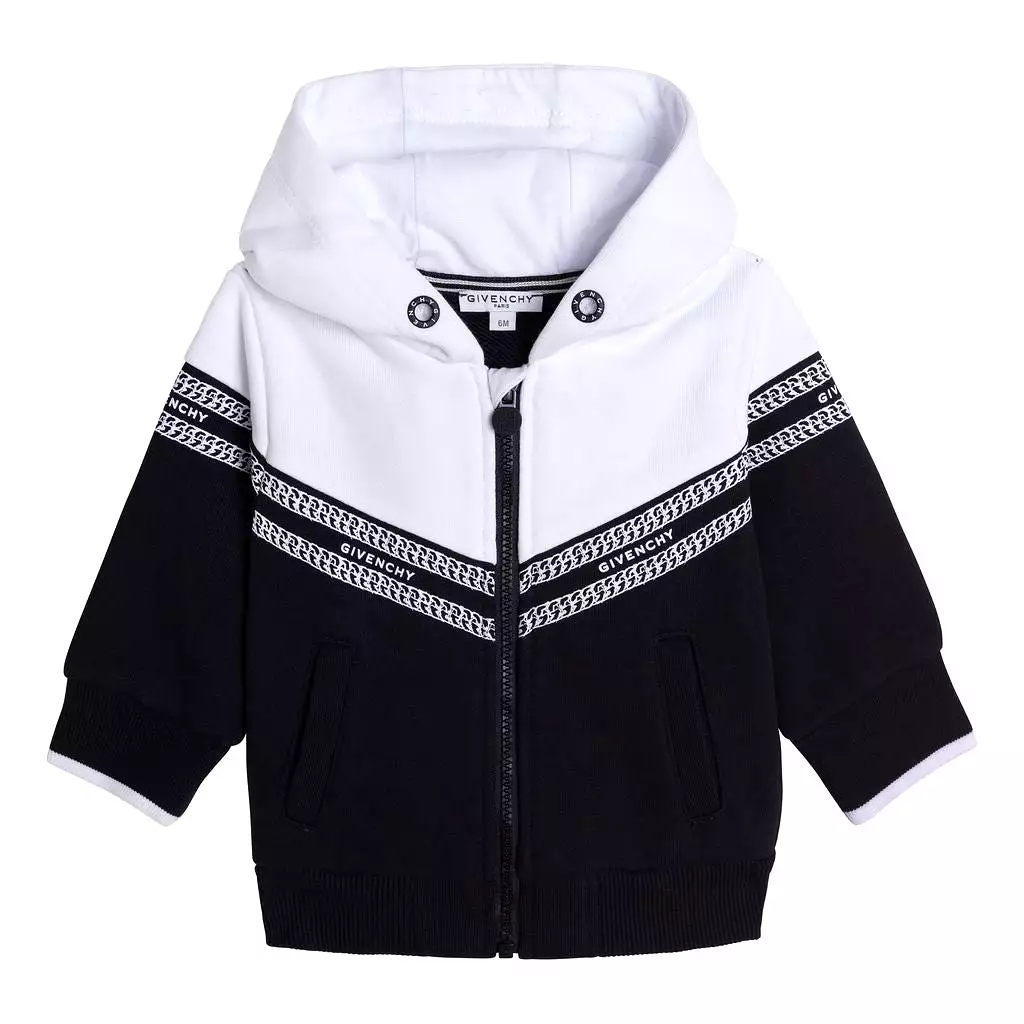 Black & White Coupe Cousu Cardigan