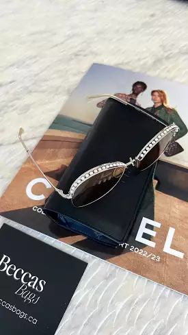 Chanel CC Pearl Sunglasses