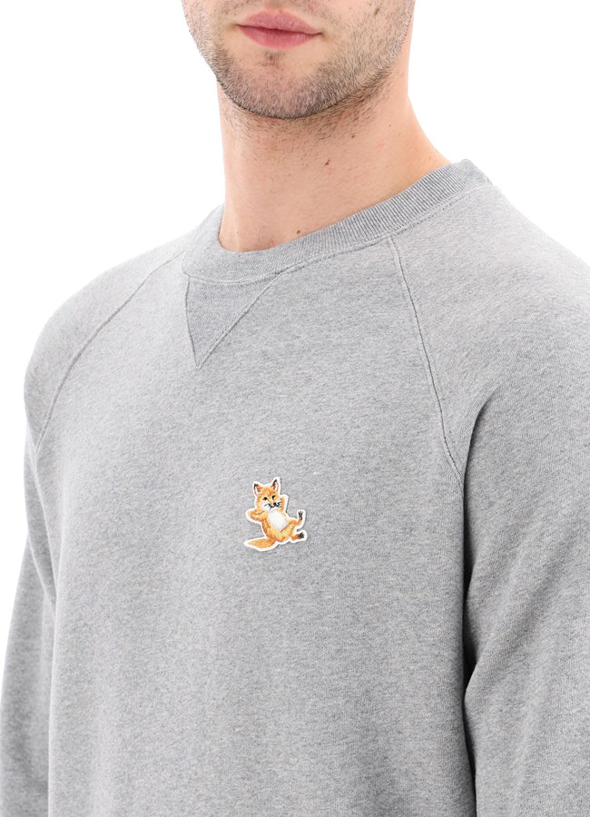 Chillax Fox Patch Classic Sweatshirt