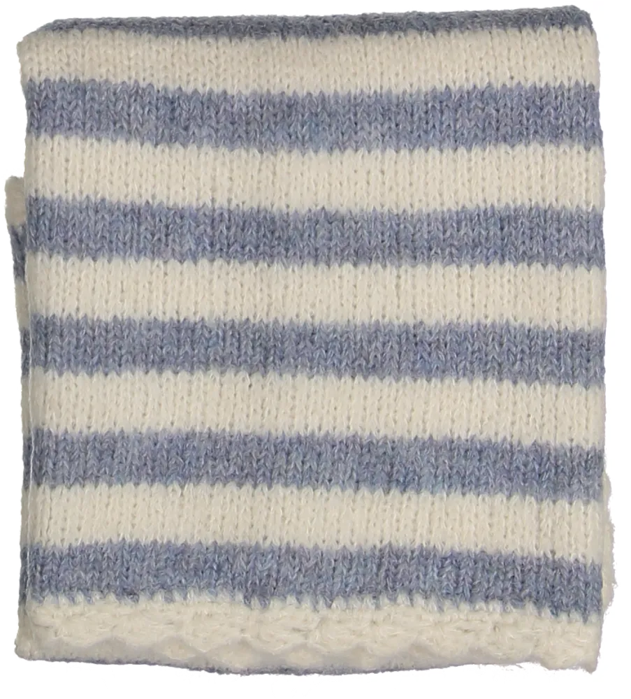 CJ27048 Blanket-Blue/Ivory