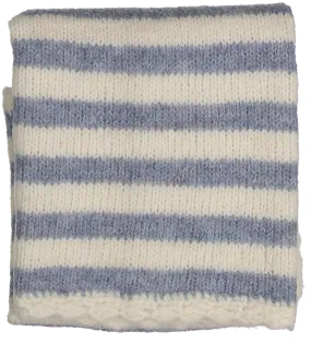 CJ27048 Blanket-Blue/Ivory