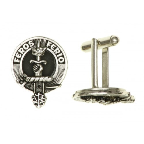 Clan Crest Cufflinks Surnames M-Z