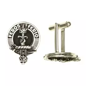 Clan Crest Cufflinks Surnames M-Z