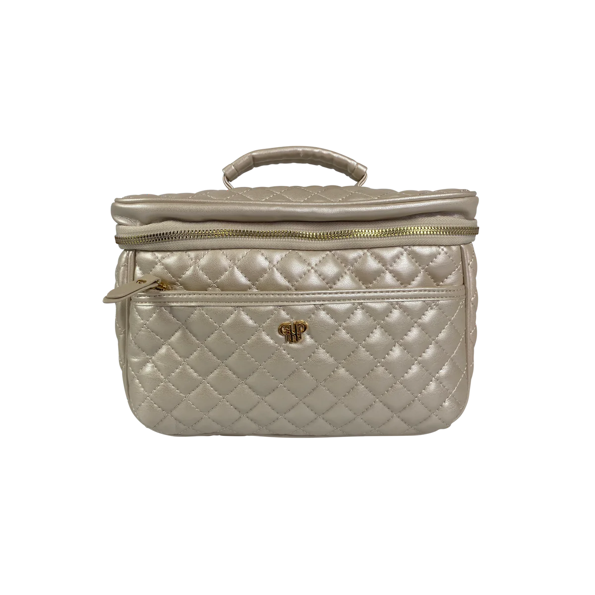 Classic Train Case - Pearl Quilted