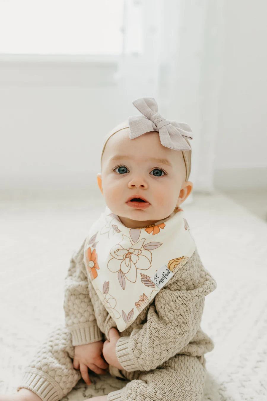 Copper Pearl Bib Set - Ferra