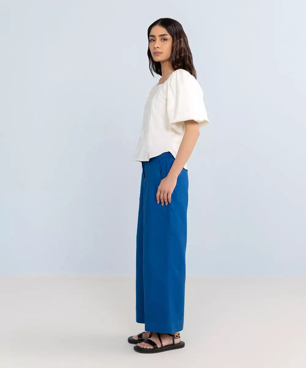 Cotton Jacquard Culottes