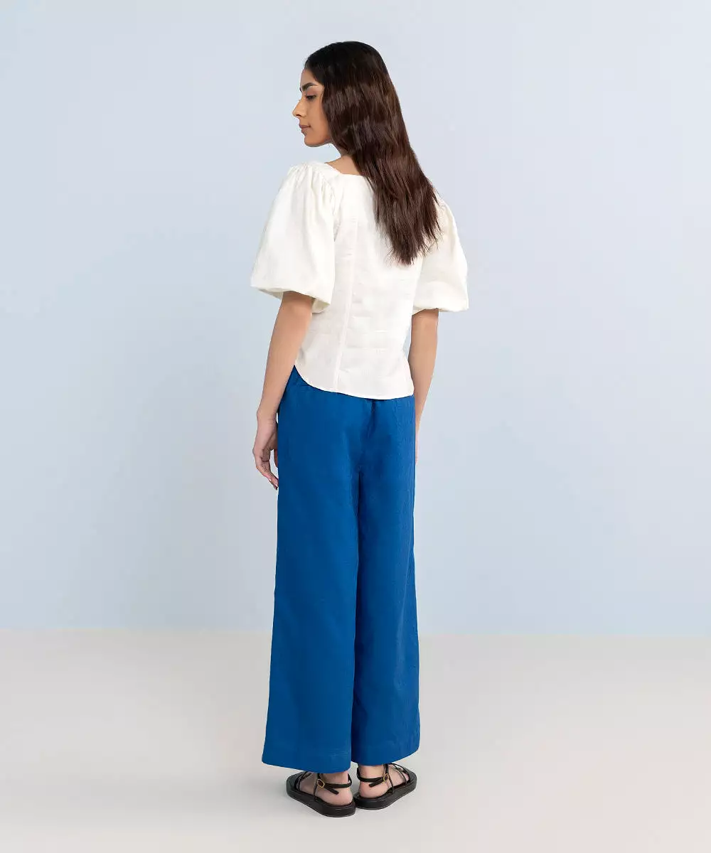 Cotton Jacquard Culottes