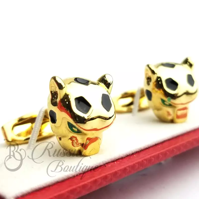 Crt cub men's cufflinks | Gold