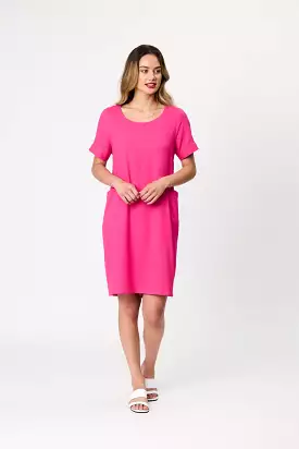 Democracy Georgia Dress -Hot Pink