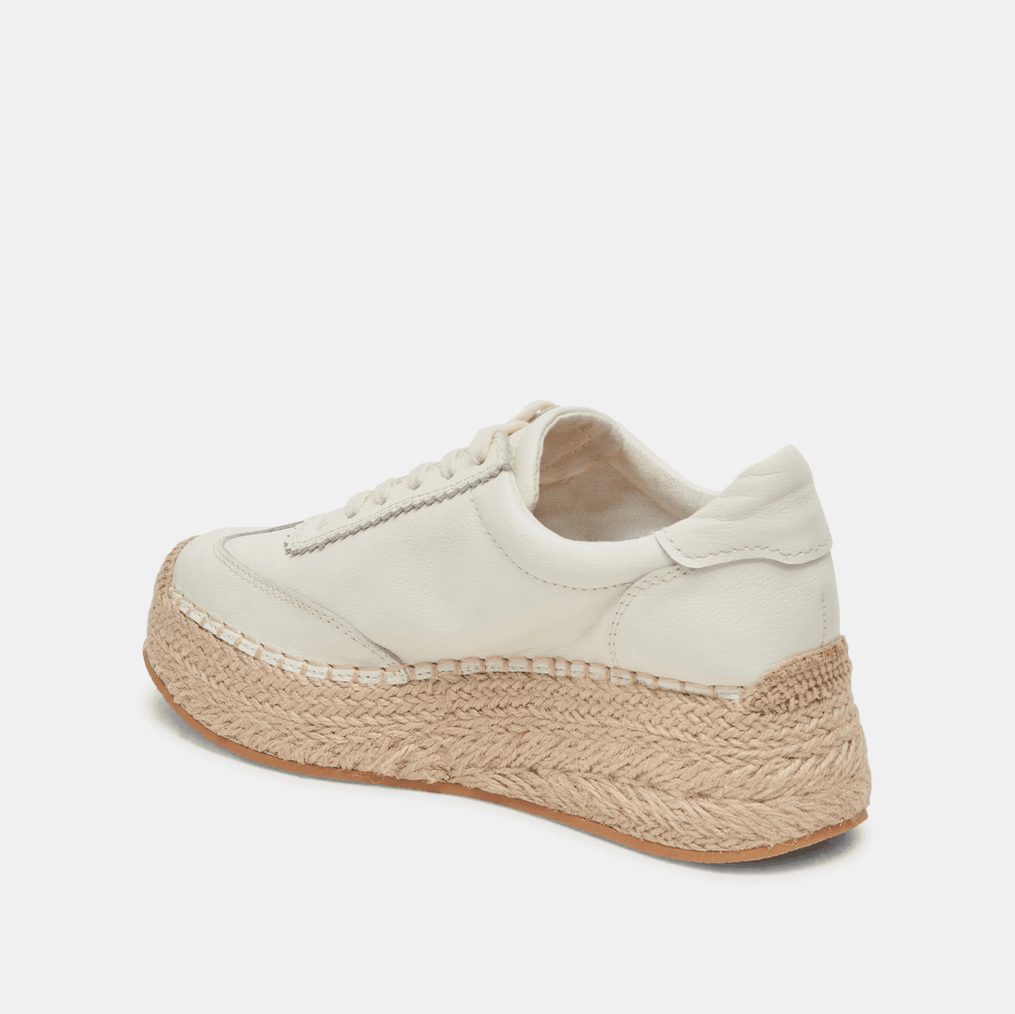 Dolce Vita Jaja Platform Sole Sneakers in White Leather