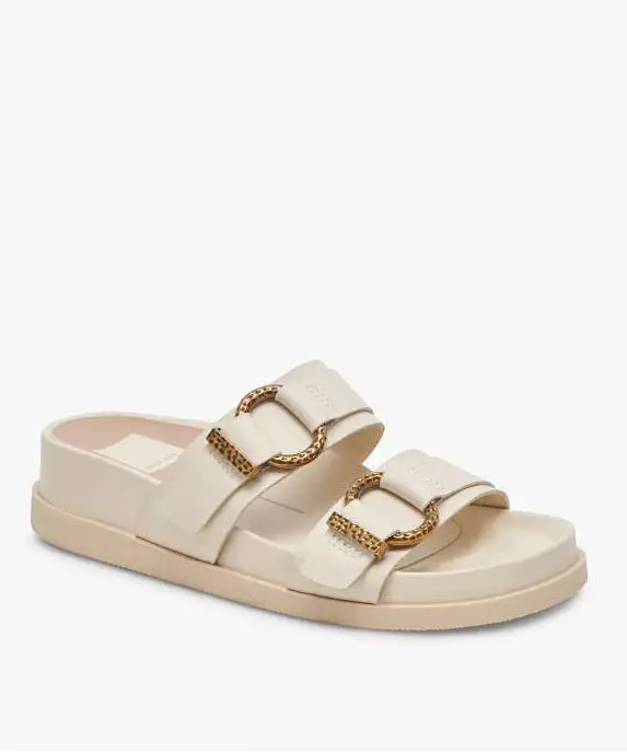 Dolce Vita Soya Buckle Sandal - Ivory Stella