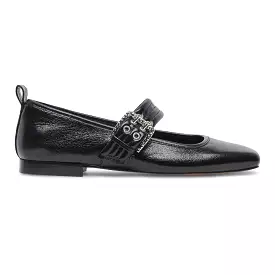 Dolce Vita Women's Arora Midnight Crinke Patent Black