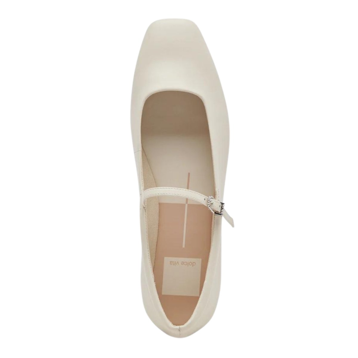 Dolce Vita Women's Reyes Ballet MJ Ivory Leather