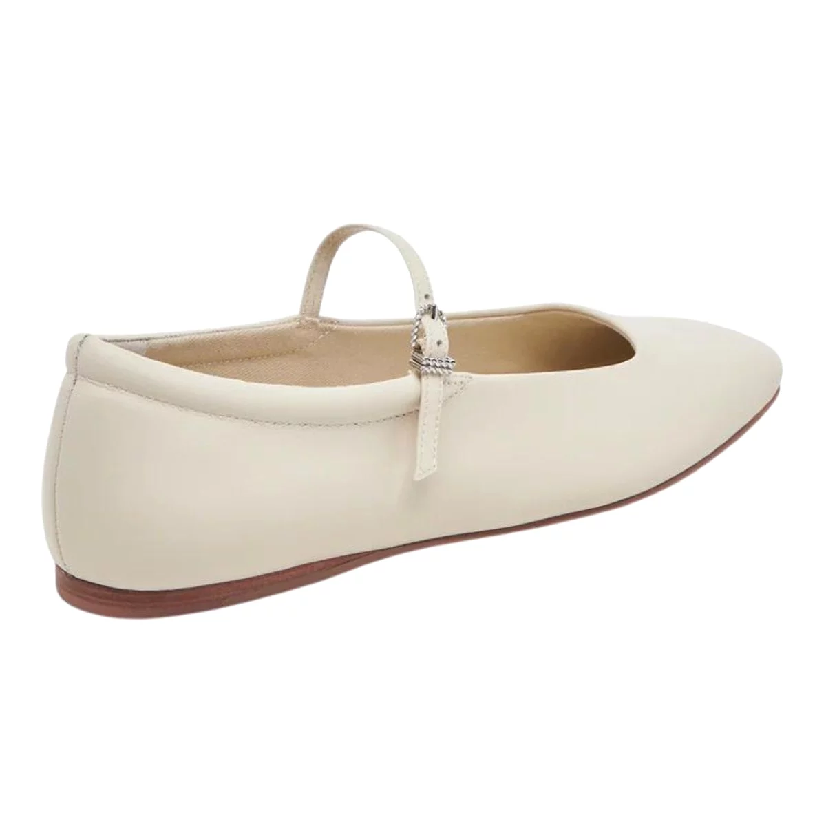 Dolce Vita Women's Reyes Ballet MJ Ivory Leather