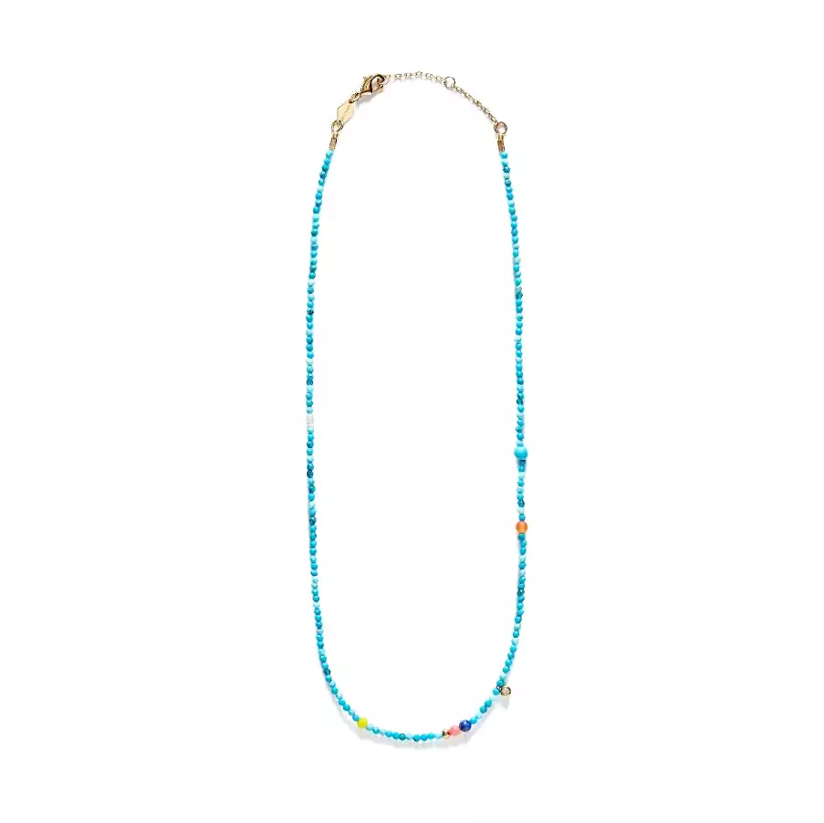 Dotty Necklace, Turquoise