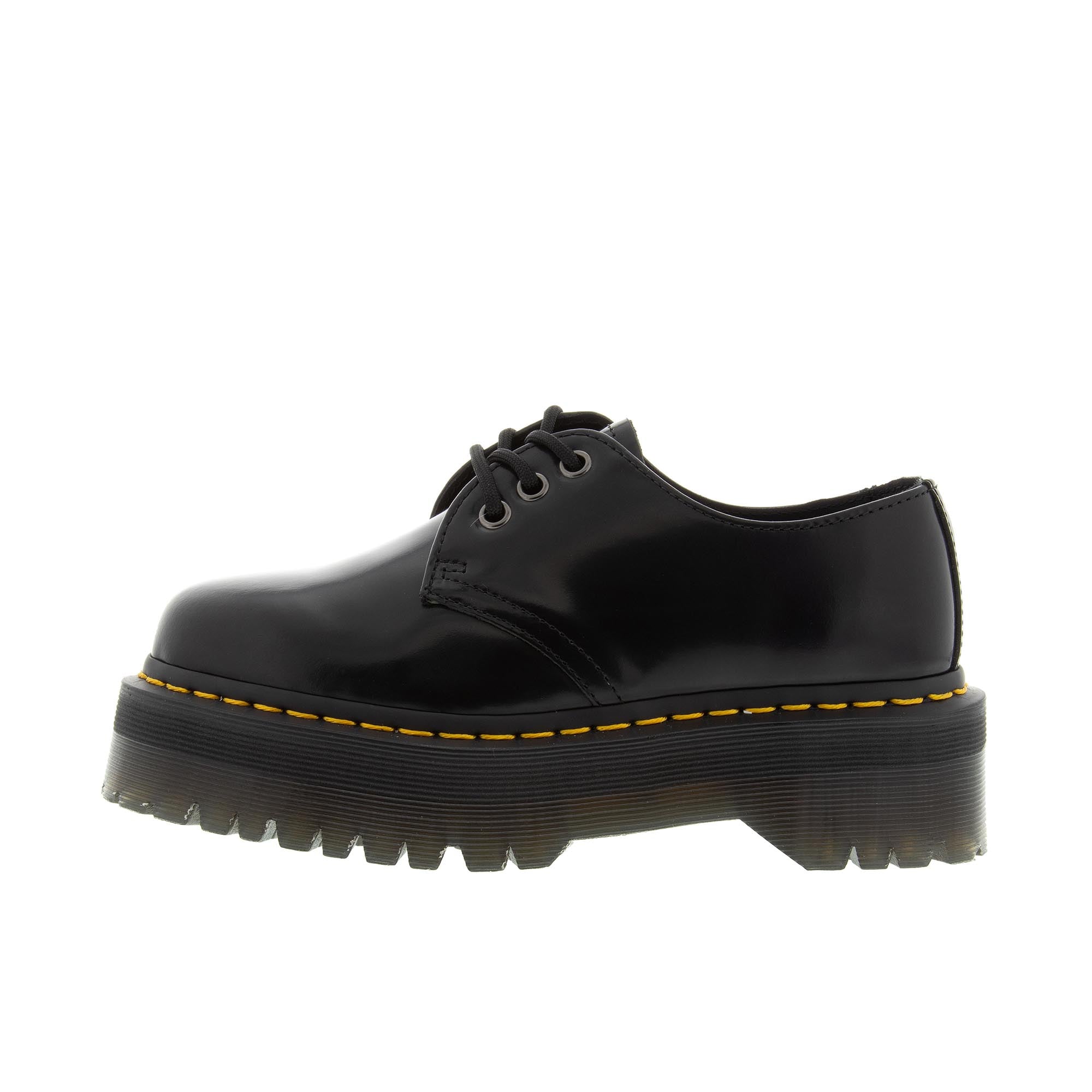 Dr Martens 1461 Quad Polished Smooth Black