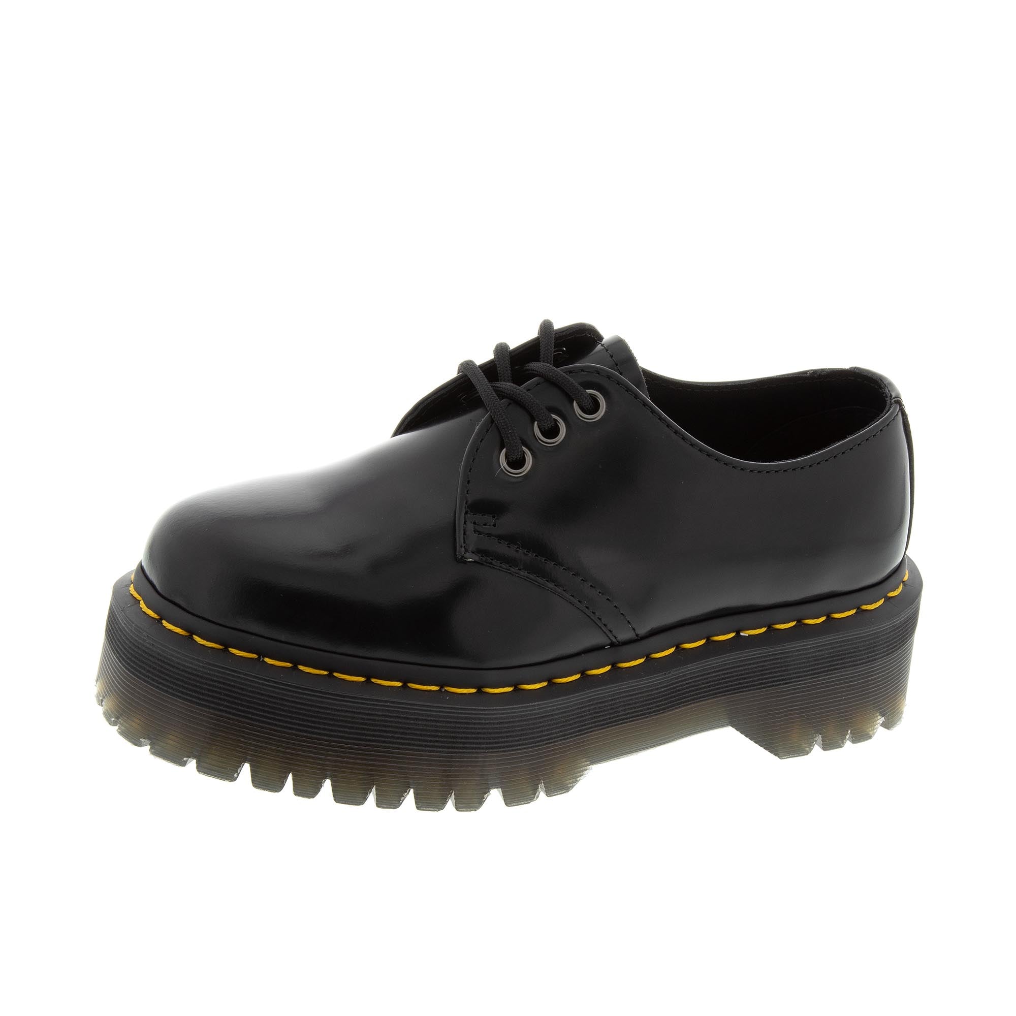 Dr Martens 1461 Quad Polished Smooth Black