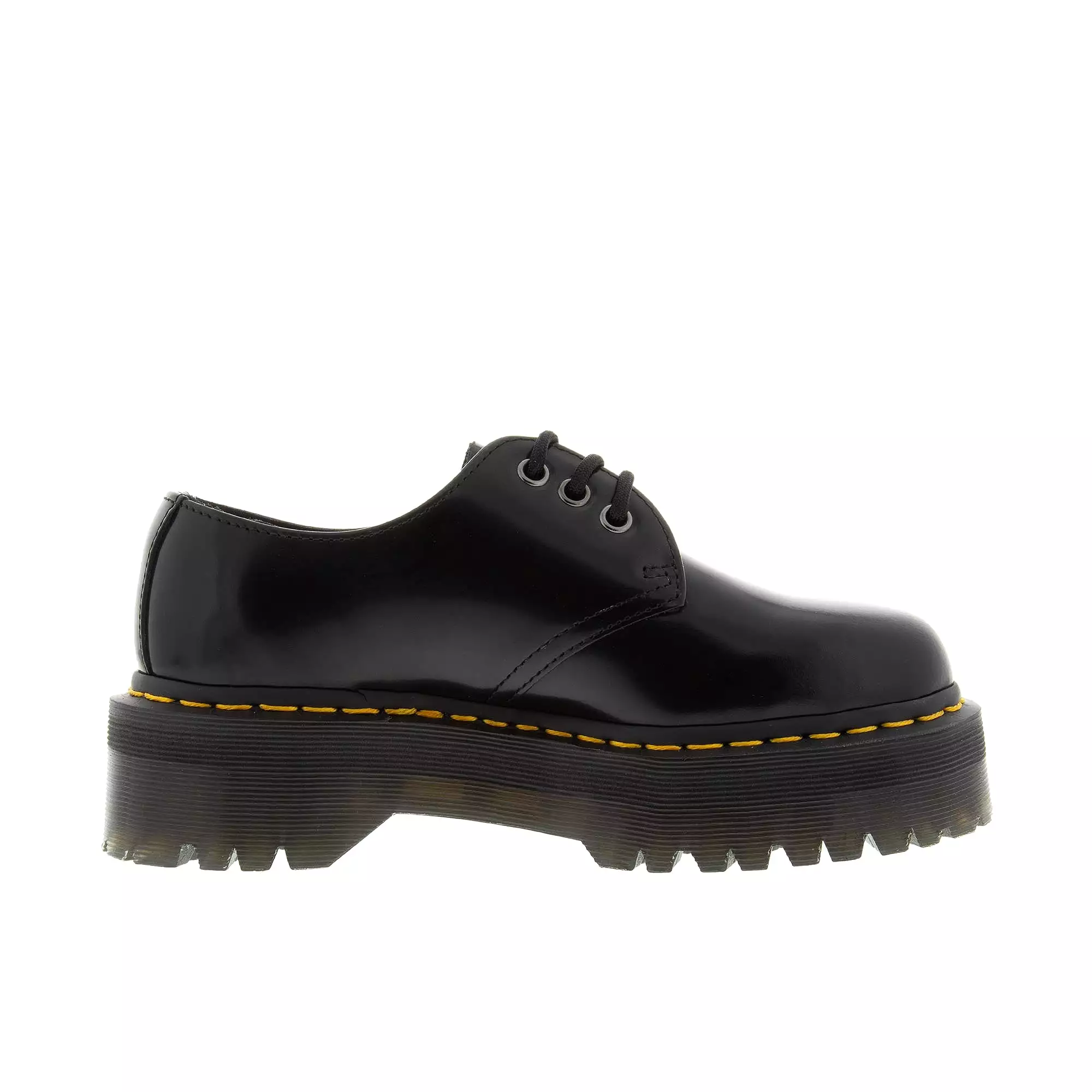 Dr Martens 1461 Quad Polished Smooth Black