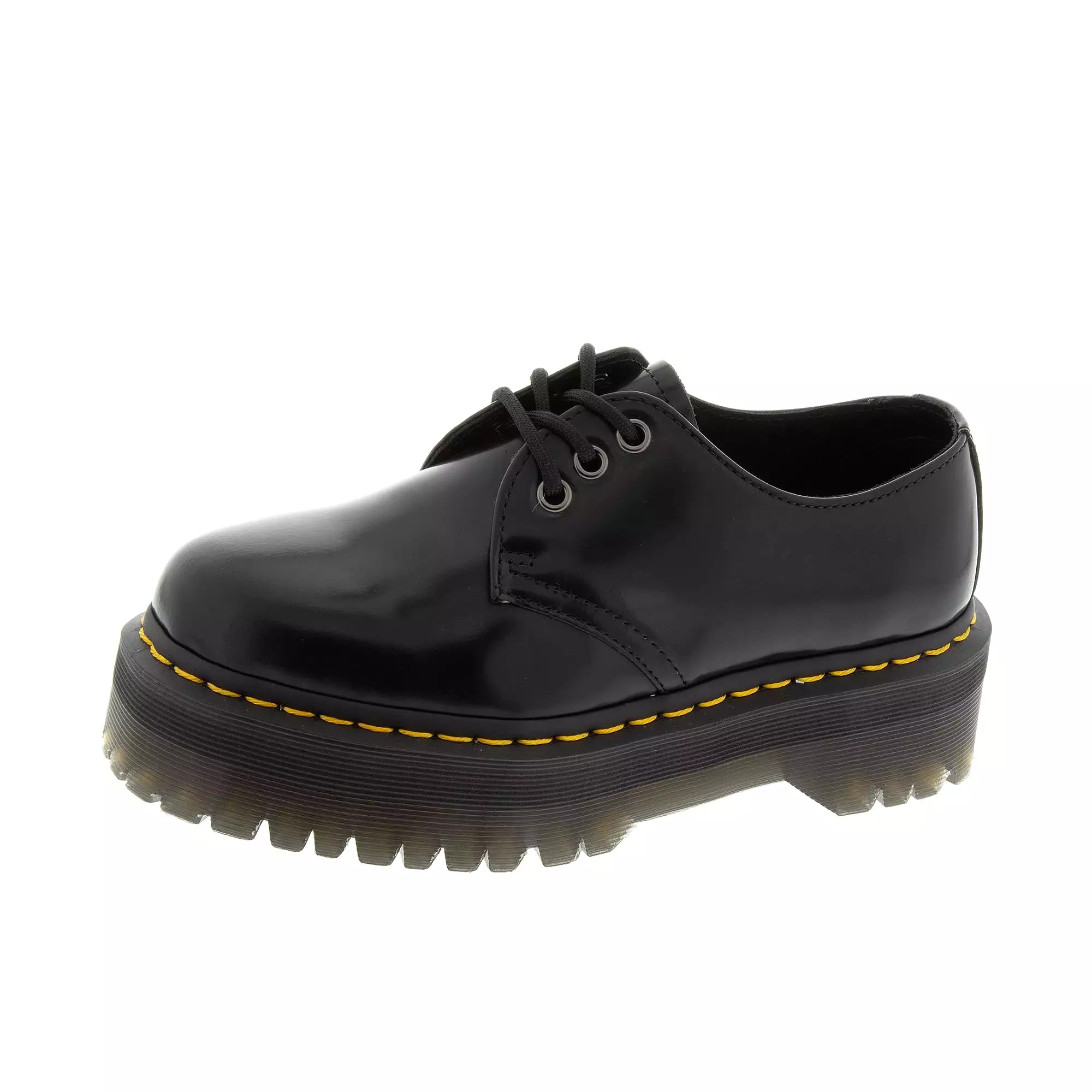 Dr Martens 1461 Quad Polished Smooth Black