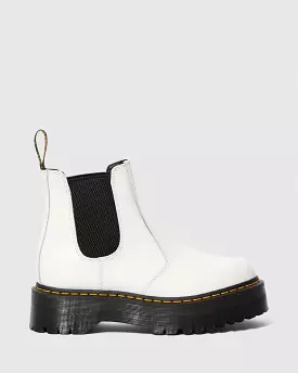 Dr Martens - 2976 Quad White Smooth Leather