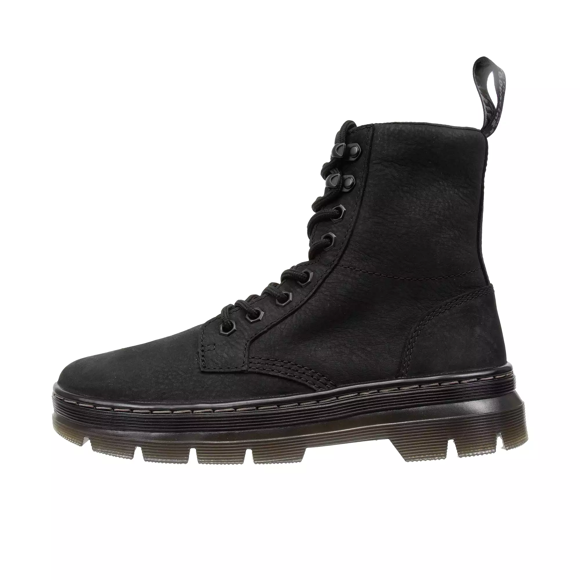 Dr Martens Combs Leather Milled Nubuck WP Black