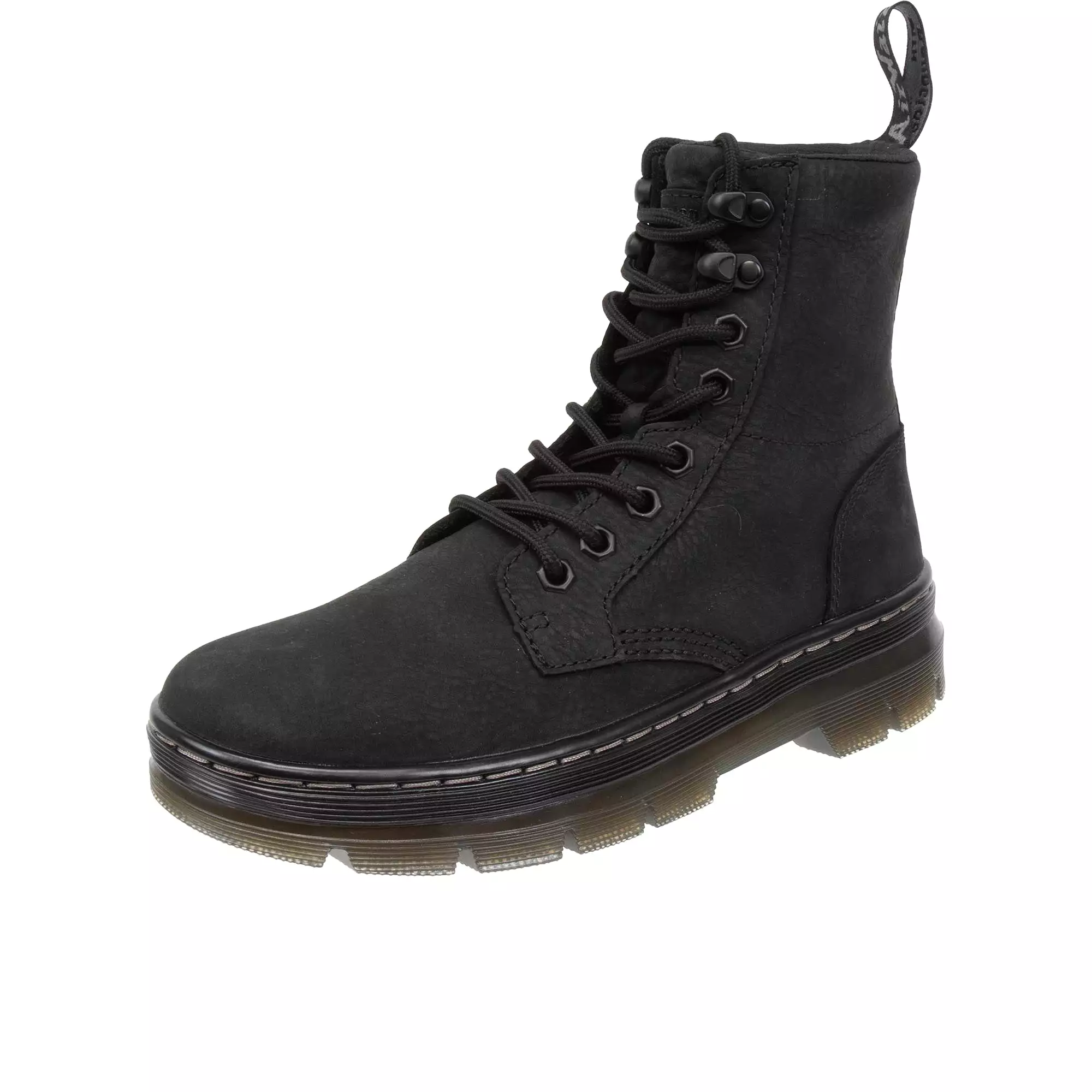 Dr Martens Combs Leather Milled Nubuck WP Black