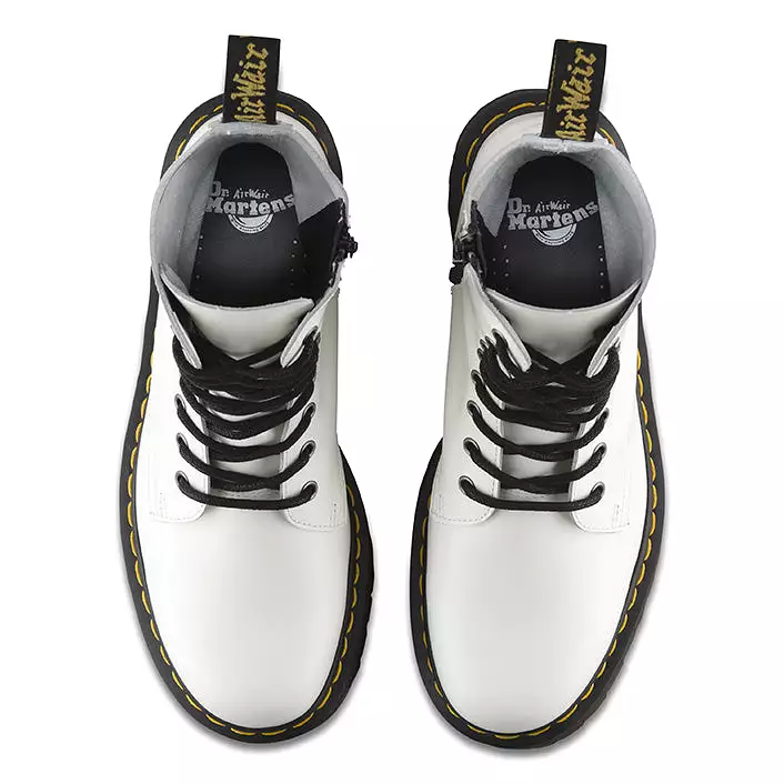    Dr. Martens Eye Boot Jadon White Polished Smooth