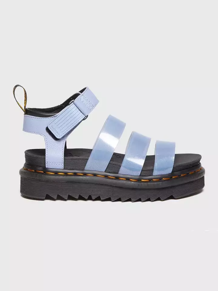 Dr Martens - Women's Blaire Glitter TPU Jelly Zen Blue Sandals