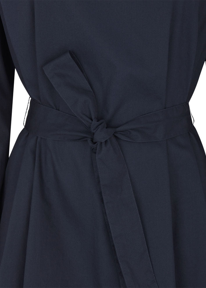 Esmé Studios Ellinor LS Dress - Kjole - Dark Sapphire