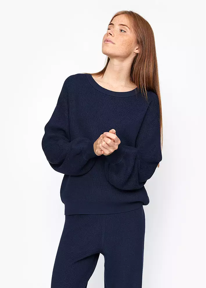 Esmé Studios Melissa Sweater - Dark Sapphire