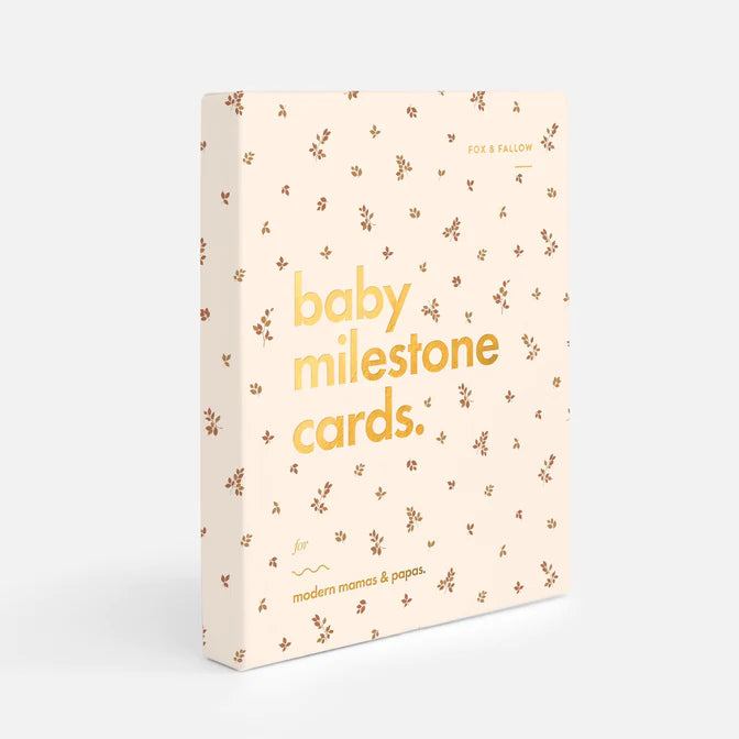 Fox & Fallow Baby Milestone Card Set BRODERIE