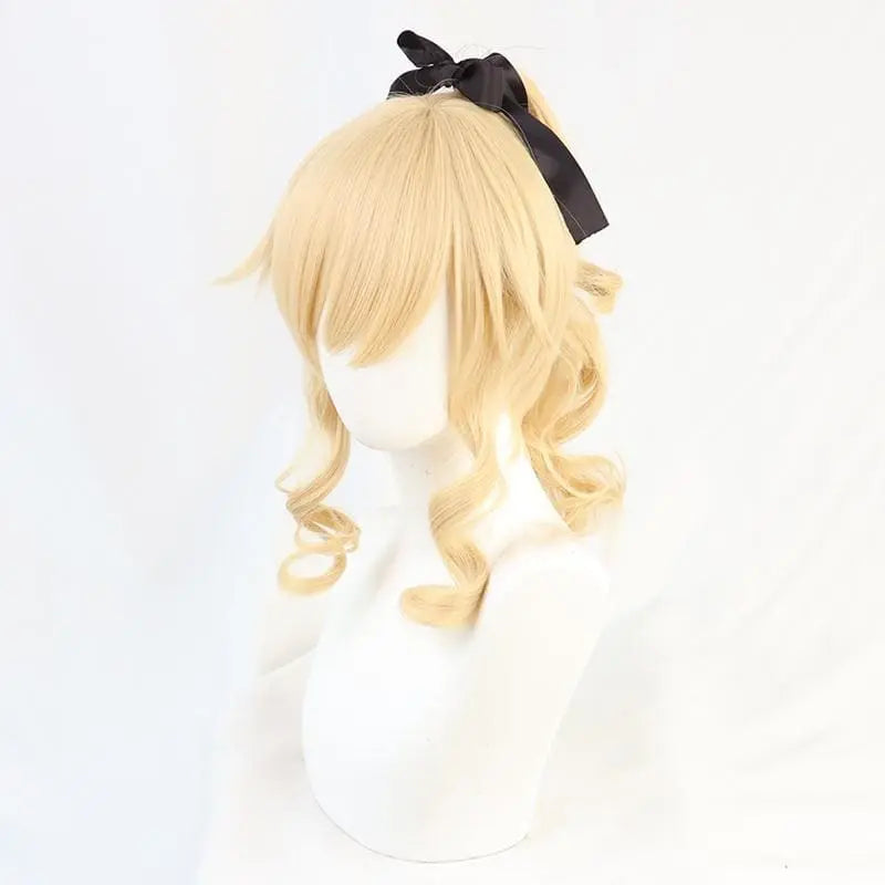 Game Cosplay Jean Golden Ponytail Short Wig MK15516