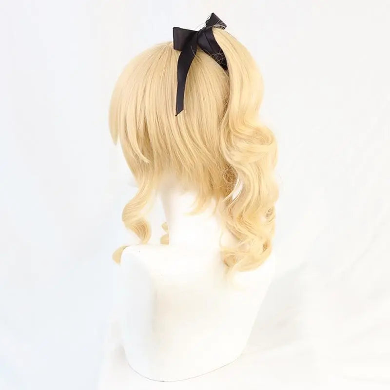 Game Cosplay Jean Golden Ponytail Short Wig MK15516