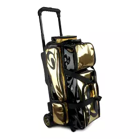 Genesis Dually 3 Ball Roller Black/Gold Bowling Bag