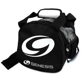 Genesis  Single Sport Add-On-Ball Black Bag Bowling Bag