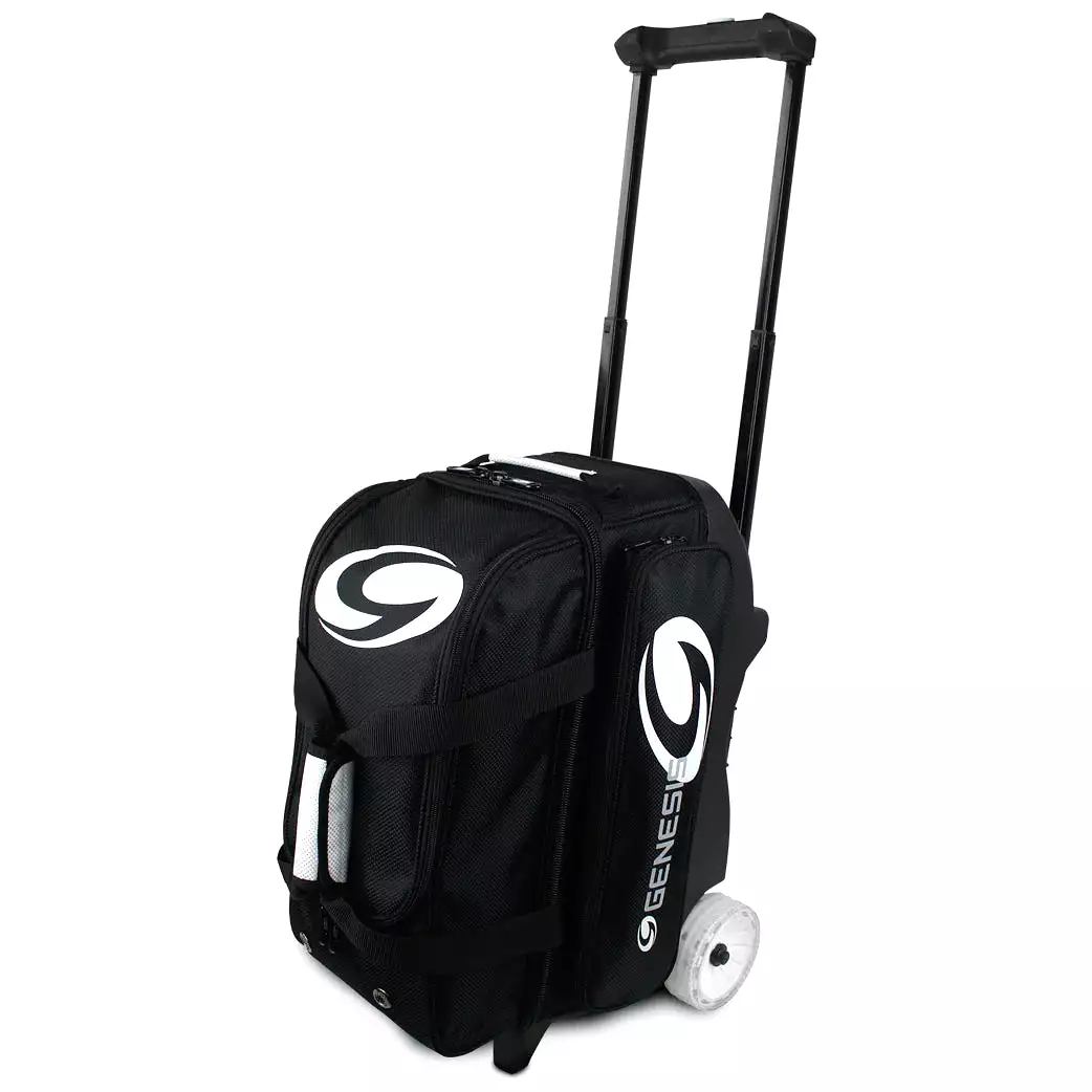 Genesis Sport 2 Ball Roller Bowling Bag Black