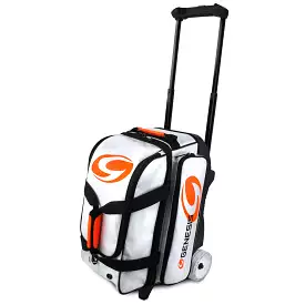 Genesis Sport 2 Ball Roller Bowling Bag White