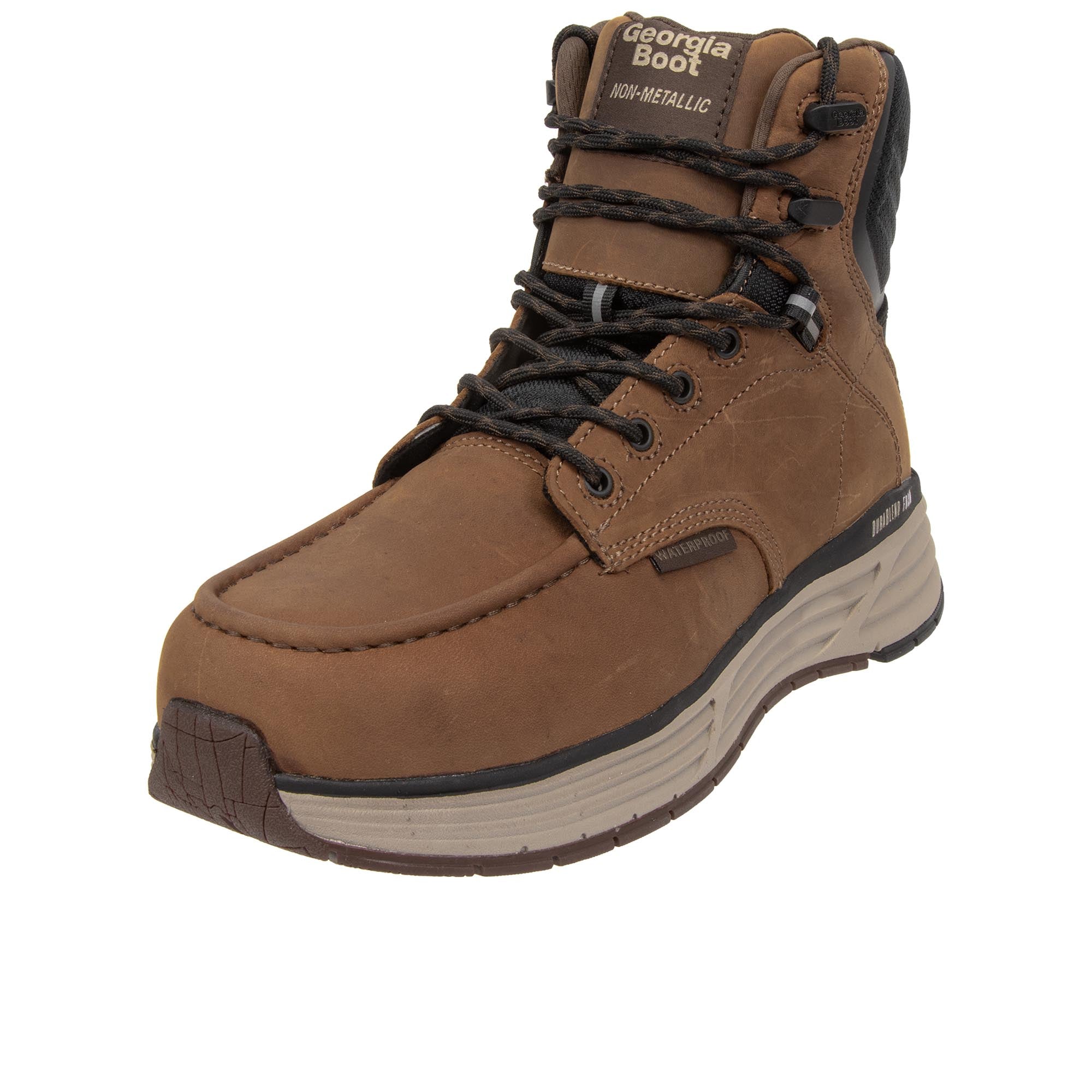 Georgia Boot DuraBlend Sport 6 Inches Moc Toe Composite Toe Barracuda