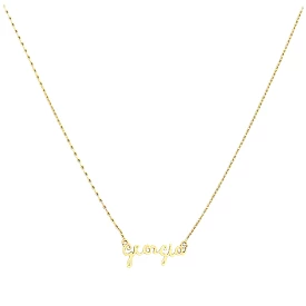 Georgia Gold State Name Necklace