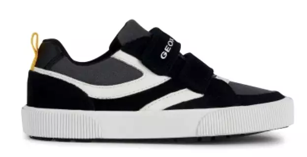 Geox Alphabeet Black Designed Sneakers