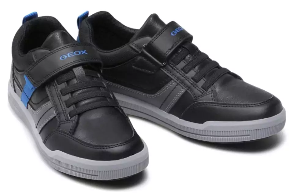 Geox Arzach Black Royal Sneakers