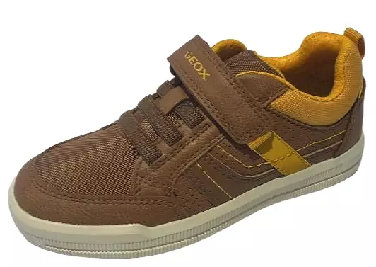 Geox Arzach Cognac Dark Yellow Sneakers